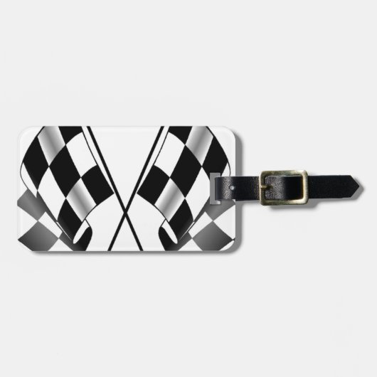 Zielflagge Gepäckanhänger (Vorderseite horizontal)