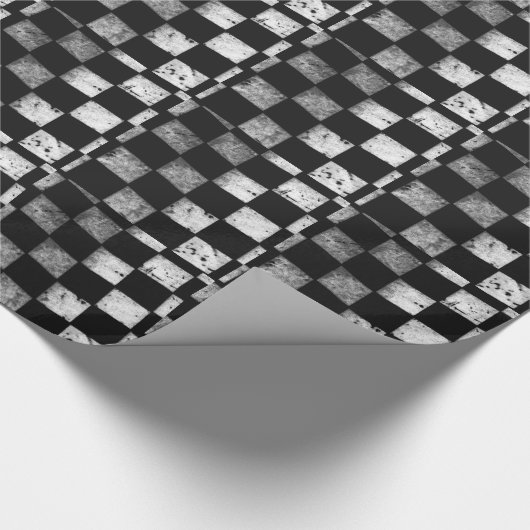 Zielflagge Geschenkpapier (Ecke)