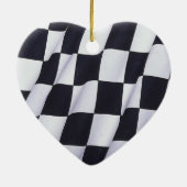 Zielflagge Keramikornament (Hinten)