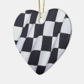 Zielflagge Keramikornament (Links)