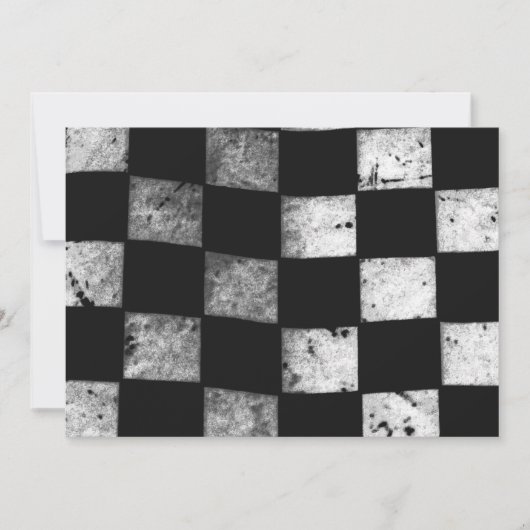 Zielflagge-kundengerechte Hochzeits-Einladung Einladung (Vorderseite)