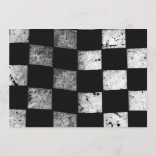 Zielflagge-kundengerechte Hochzeits-Einladung Einladung