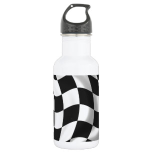 Zielflagge - Laufen der Flagge Trinkflasche