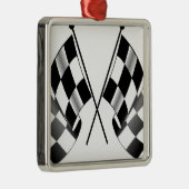 Zielflagge Ornament Aus Metall (Rechts)