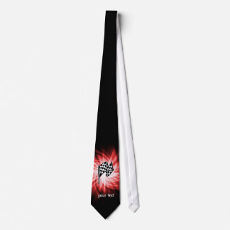 Zielflagge; rot krawatte