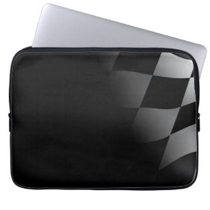 Zielflagge-schwarze Neopren-Laptop-Hülse Laptopschutzhülle