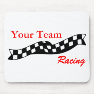 Zielflagge-Sturzflug-Rennen-Team Mousepad