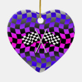 Zielflaggen Keramikornament (Hinten)