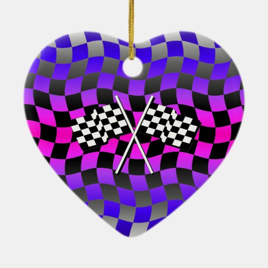 Zielflaggen Keramikornament (Hinten)