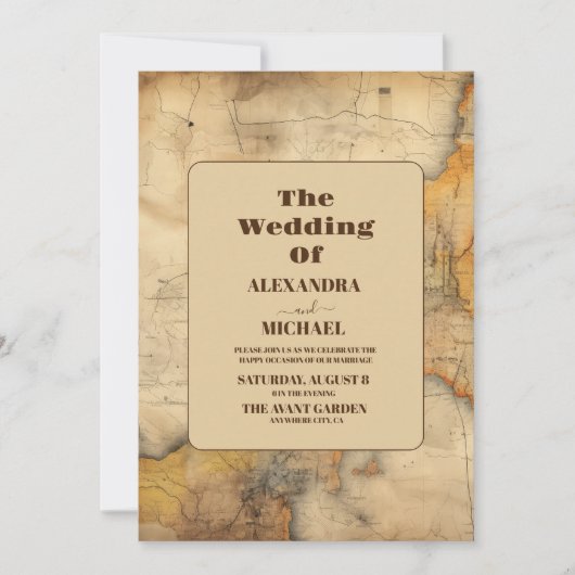 Zielflughafen Einladung (Vorderseite)