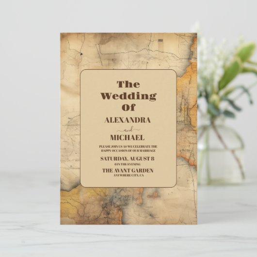 Zielflughafen Einladung (Stehend Vorderseite)