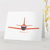 Zielflughafen Illinois IL Karte (Gelbe Blume)