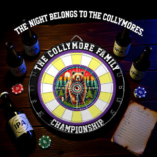 Zielfokus des Bärenwaldes Dartscheibe