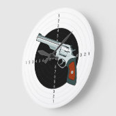 Zielgerät für den Waffenbereich mit Drehkolben Große Wanduhr (Winkel)