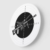 Zielgewehr mit Reichweite Große Wanduhr (Winkel)