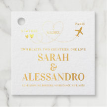 Zielhochzeit Flugzeug Herz