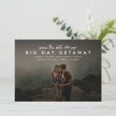 Zielhochzeit horizontal save the date (Stehend Vorderseite)