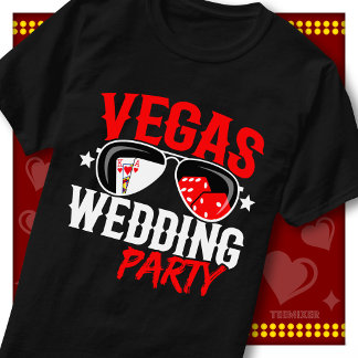 Zielhochzeit Las Vegas Junggesellenabschied Gruppe T-Shirt