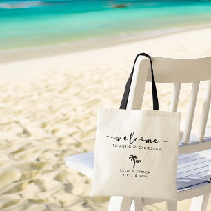 Zielhochzeits-Tasche Palmwedel Tragetasche