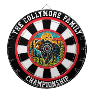 Zielkreis des Grizzlybären-Bärenwaldes Dartscheibe