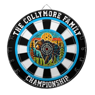 Zielkunst des Grizzly Bären Dartscheibe