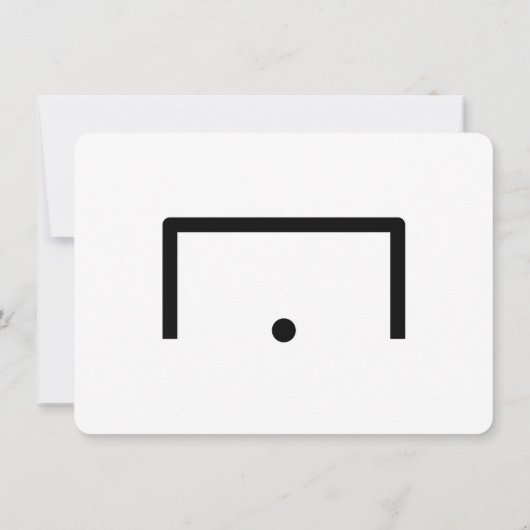 Ziellackkarte Mitteilungskarte (Rückseite)