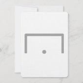 Ziellackkarte Mitteilungskarte (Rückseite)