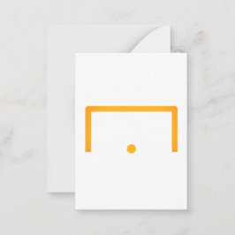 Ziellackkarte Mitteilungskarte