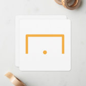 Ziellackkarte Mitteilungskarte (Vorderseite/Rückseite Beispiel)