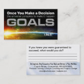 Ziellokarte Visitenkarte (Vorne/Hinten)