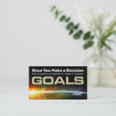 Ziellokarte Visitenkarte (Stehend Vorderseite)