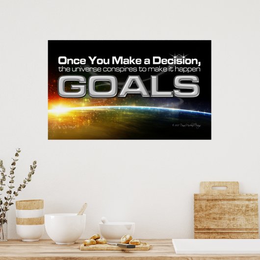 Ziellösungspapier Poster (Küche)