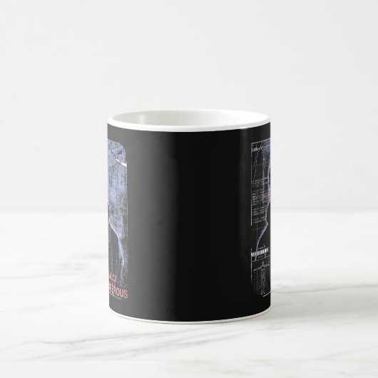 Zielorientiert - Design von Techno-Brutalist Stree Kaffeetasse (Mittel)