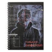 Zielorientiert - Design von Techno-Brutalist Stree Notizblock (Vorderseite)