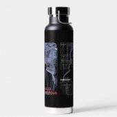 Zielorientiert - Design von Techno-Brutalist Stree Trinkflasche (Links)