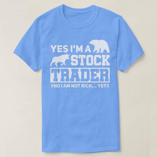 Zielorientierter Aktienhändler T-Shirt (Design vorne)