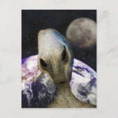 Zielort: Erde Postkarte (Vorderseite)