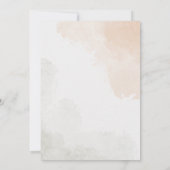 Zielort Frankreich Vintage Einladung (Rückseite)