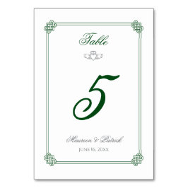 Zielort Irland Tischnummer