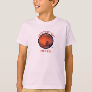 "Zielort Mars Langschläfer T - Shirt für Kinder