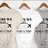 Zielort Reisfamilie Girls Reise Urlaub T-Shirt