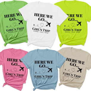 Zielort Reisfamilie Girls Reise Urlaub T-Shirt