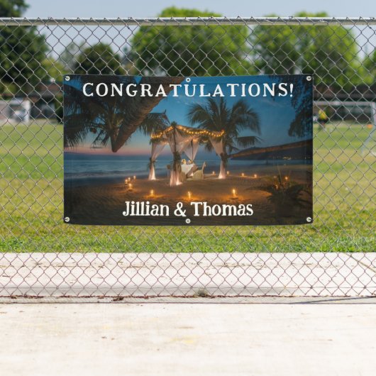 Zielparadies - Hochzeit Banner (Insitu)
