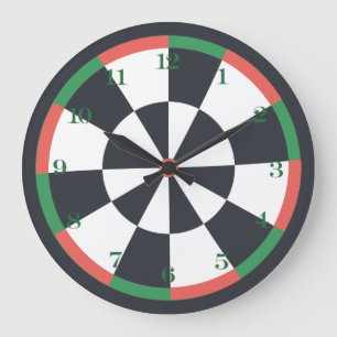 Zielplatine mit großer Uhr