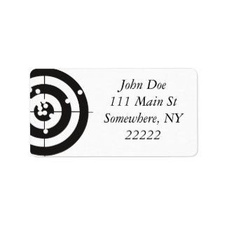 Zielpraxis Adressaufkleber