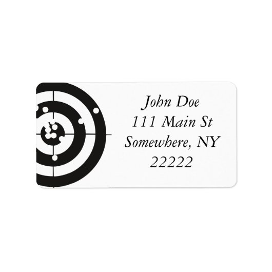 Zielpraxis Adressaufkleber (Vorne)