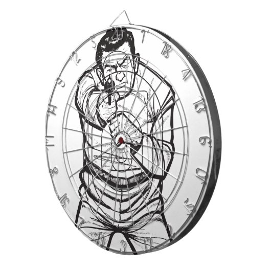 Zielpraxis Dartscheibe (Vorderseite rechts)