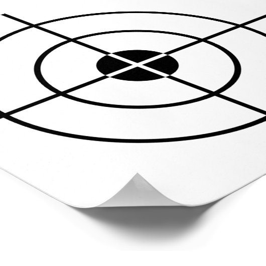 Zielpraxisplakat Poster (Ecke)