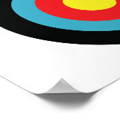 Zielpraxiswanne Weiß Poster (Ecke)