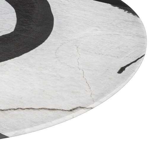 Zielreißen auf der Schneideplatte Schneidebrett (Ecke)